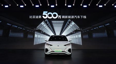 全球首家！比亞迪達(dá)成第500萬(wàn)輛新能源汽車(chē)下線(xiàn)