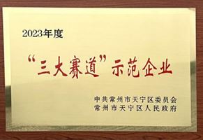 我司榮獲2023年度“三大賽道”示范企業(yè)